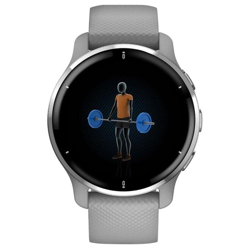 Garmin SmartWatch Venu 2+ SilverGrey GPS, "010-02496-10" — miniatură