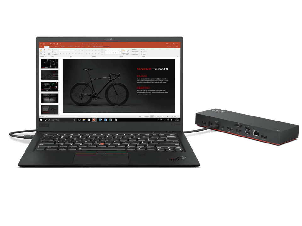 LENOVO ThinkPad Universal Thunderbolt 4 Dock - EU, "40B00135EU" — miniatură