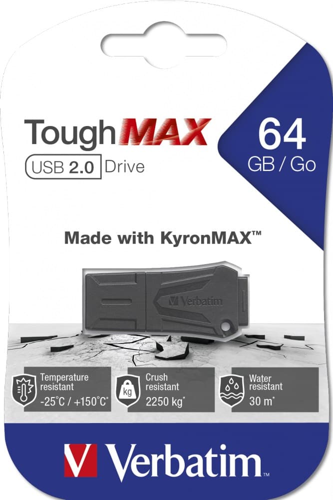 MEMORIE USB VERBATIM TOUGHMAX USB 2.0 64GB "49332" — miniatură
