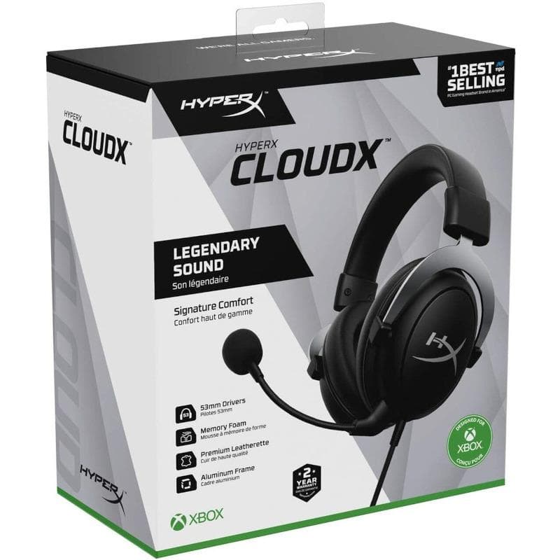 CASTI HP HYPERX CLOUDX SILVER, "4P5H8AA — miniatură