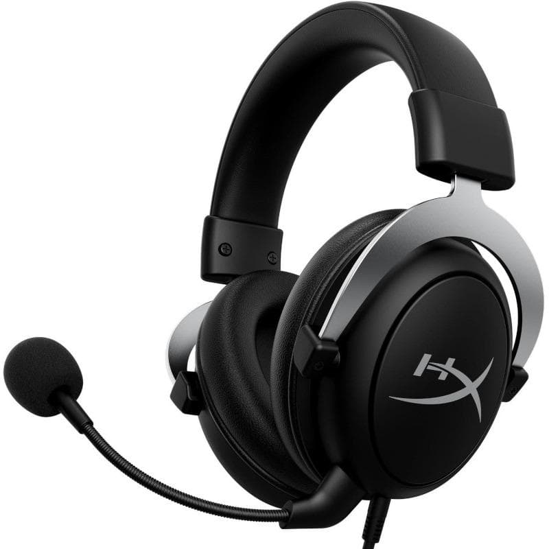 CASTI HP HYPERX CLOUDX SILVER, "4P5H8AA