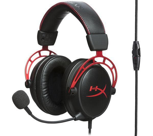 CASTI HP HYPERX CLOUD ALPHA RED, "4P5L1AM#ABB