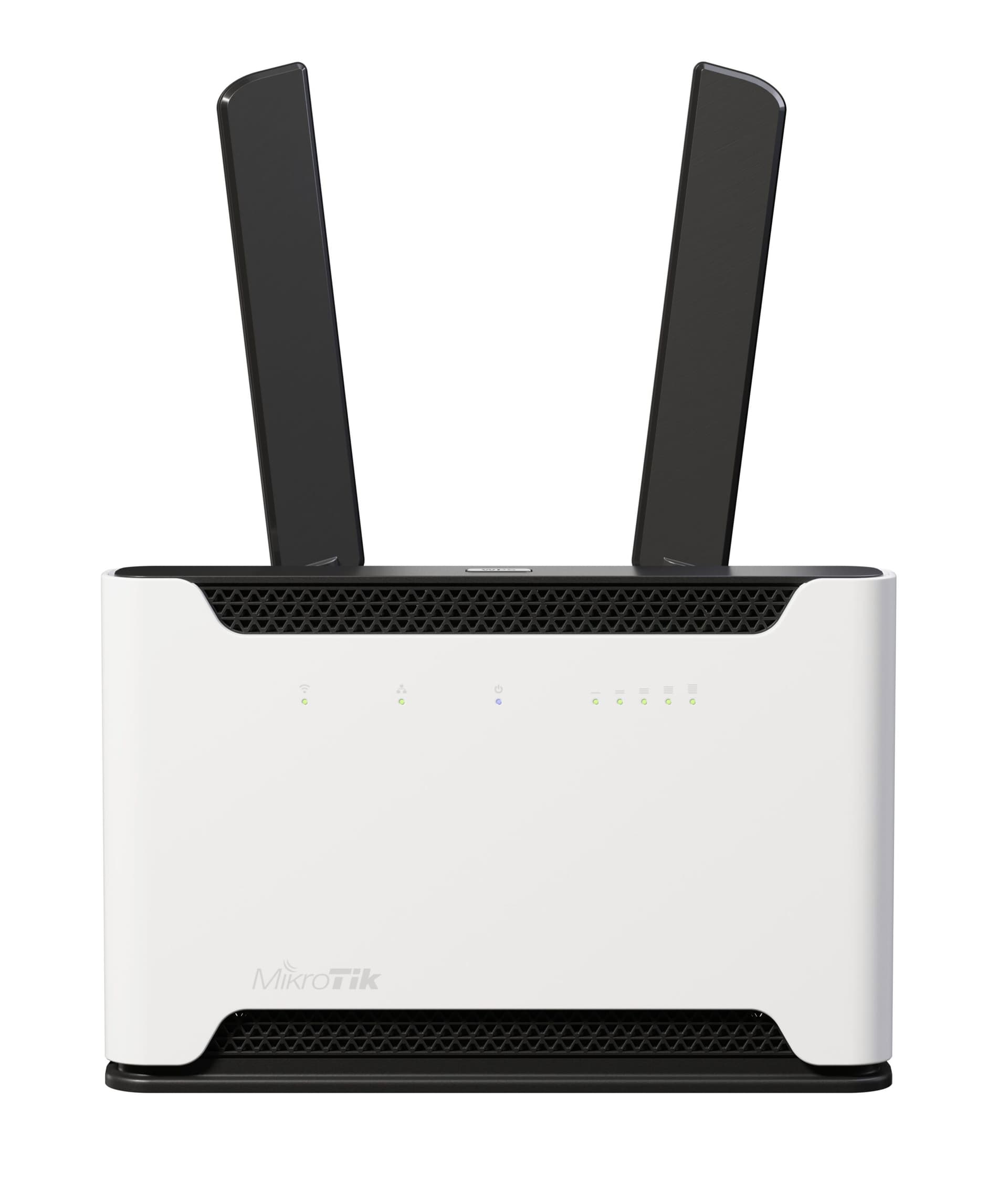 ACCESS POINT Mikrotik "Chateau 5G" interior, 867 Mbps, port Gigabit x 5, antena externa x 2, 2.4 - 5 GHz, "5HACD2HND-TC&RG502Q-EA"
