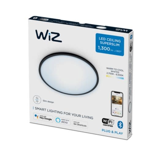 Plafoniera LED inteligenta WiZ SuperSlim, "000008719514337992" — miniatură
