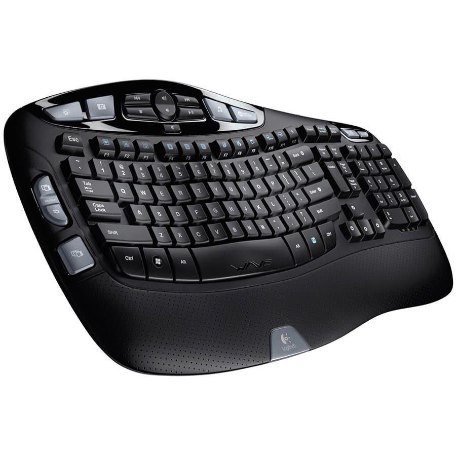 LOGITECH Wireless Keyboard K350 - EMEA Business - UK layout, "920-004483"
