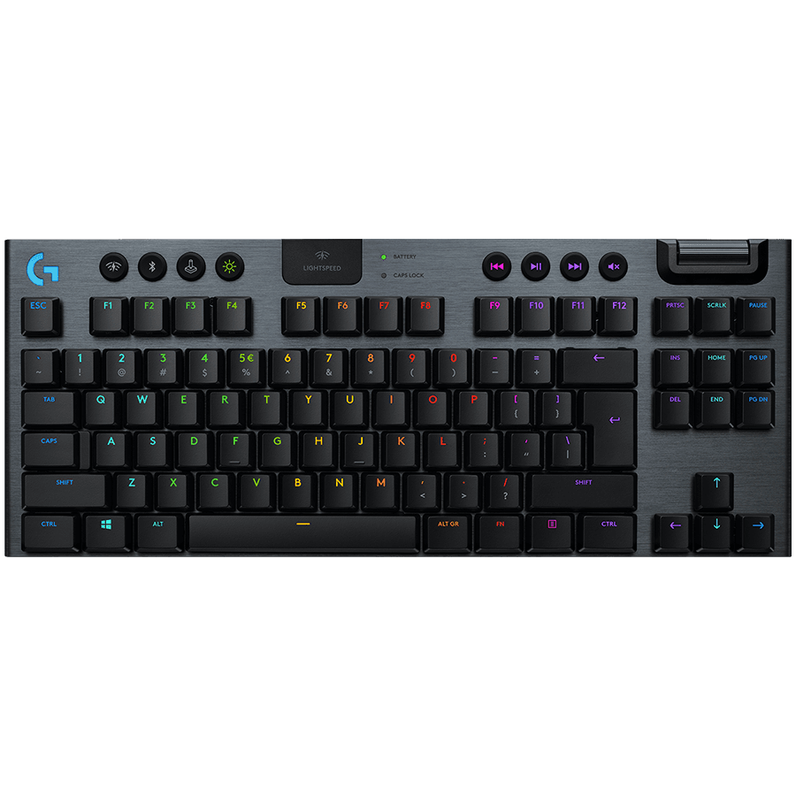 LOGITECH G915 TKL LightSpeed Wireless RGB Mechanical Gaming Keyboard Tactile Switch US INT, "920-009503"