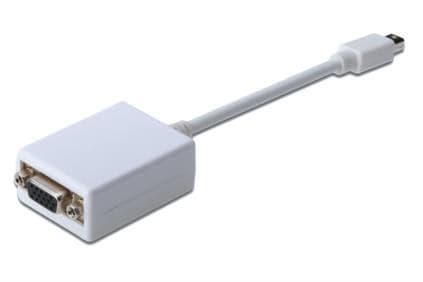 DIGITUS AK-340407-001-W DIGITUS Adapter mini DP-HD15 M/F "AK-340407-001-W"