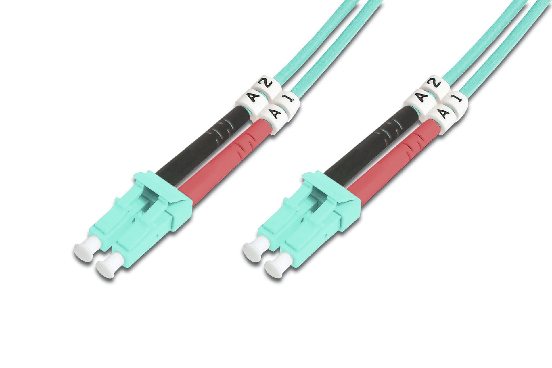 DIGITUS DK-2533-01/3 Fiber Optic Patch Cord LC/LC duplex 1m Multimode OM3 "DK-2533-01/3"