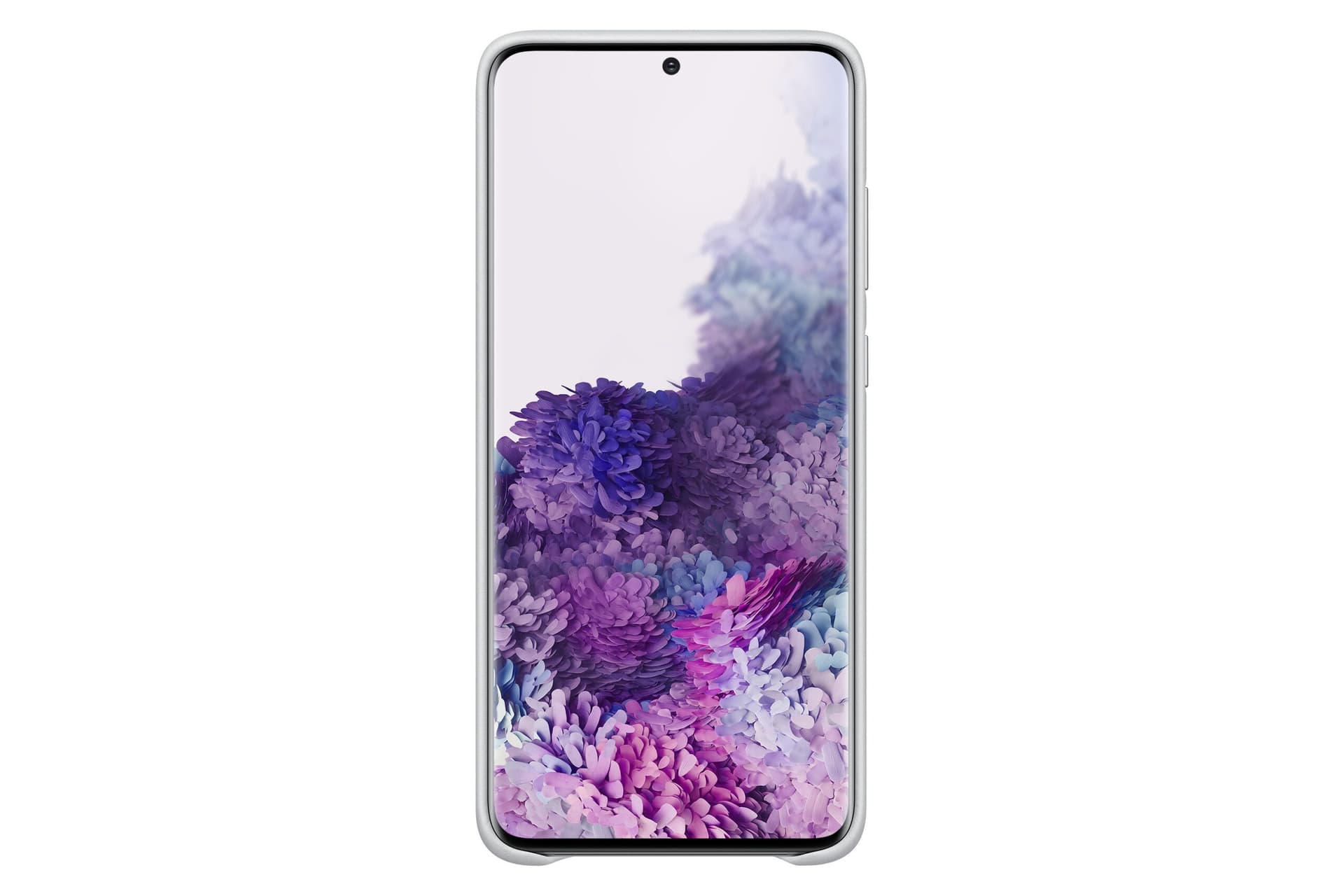 HUSA Smartphone Samsung, pt Galaxy S20+, tip back cover (protectie spate), piele, ultrasubtire, gri, "EF-VG985LSEGEU" — miniatură