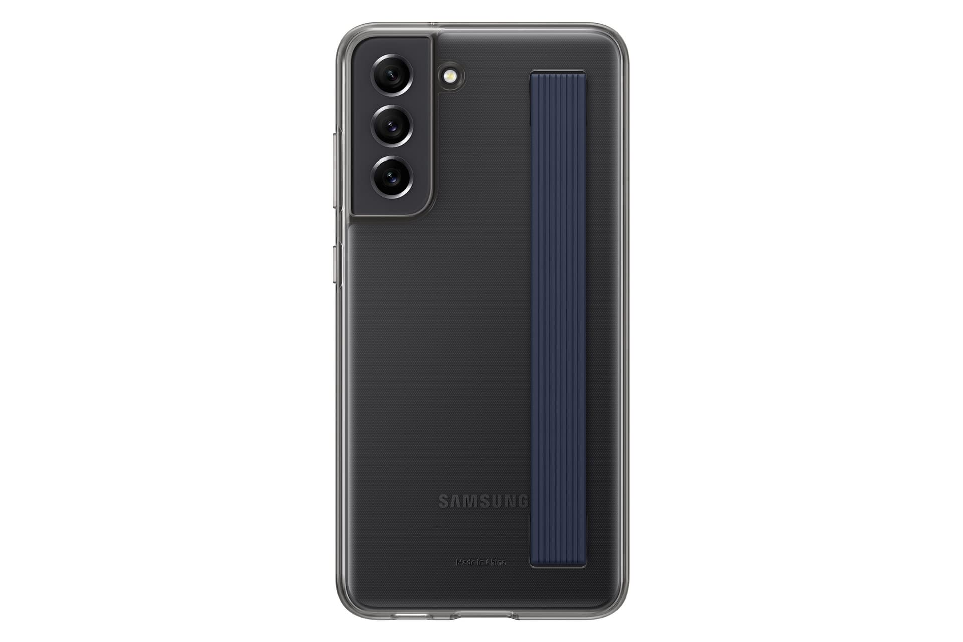 HUSA Smartphone Samsung, pt Galaxy S21 Fe, tip back cover (protectie spate), policarbonat | TPU, ultrasubtire, gri, "EF-XG990CBEGWW"