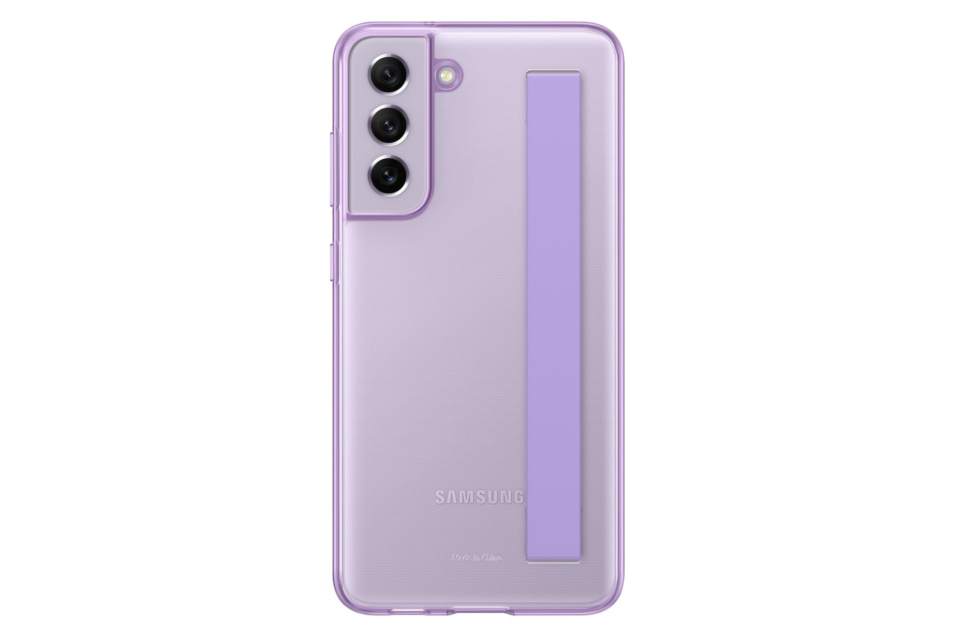 HUSA Smartphone Samsung, pt Galaxy S21 Fe, tip back cover (protectie spate), policarbonat | TPU, ultrasubtire, mov, "EF-XG990CVEGWW"
