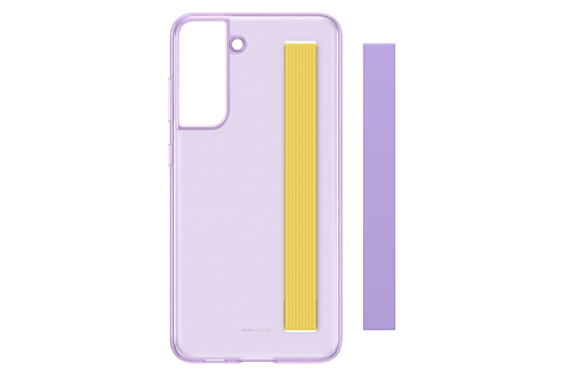 HUSA Smartphone Samsung, pt Galaxy S21 Fe, tip back cover (protectie spate), policarbonat | TPU, ultrasubtire, mov, "EF-XG990CVEGWW" — miniatură