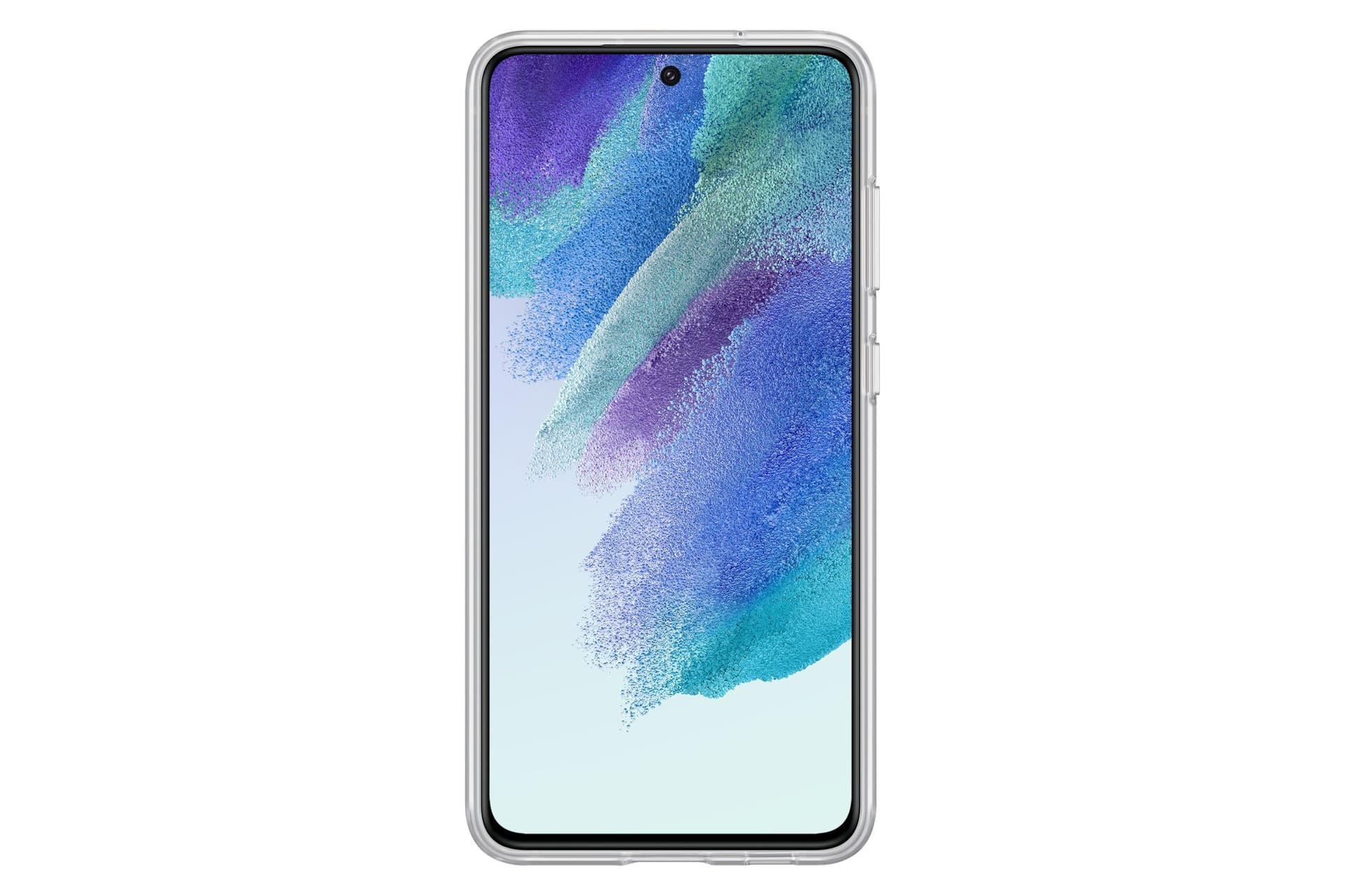 HUSA Smartphone Samsung, pt Galaxy S21 Fe, tip back cover (protectie spate), policarbonat | TPU, ultrasubtire, alb, "EF-XG990CWEGWW" — miniatură
