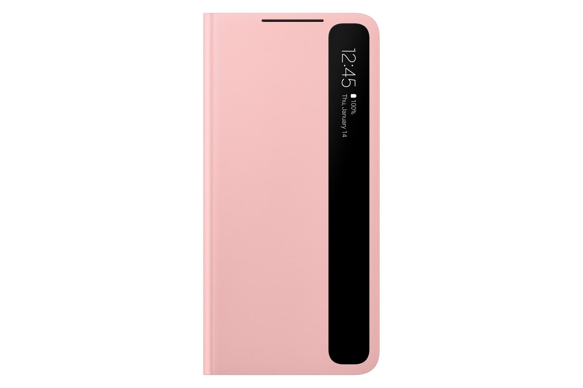 HUSA Smartphone Samsung, pt Galaxy S21+, tip smart book cover, poliuretan, Clear View Cover, roz, "EF-ZG996CPEGEE"