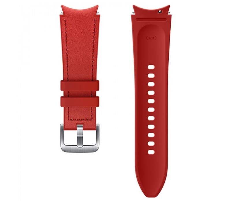 Hybrid Leather Band 20mm S/M Red, "ET-SHR88SREGEU"