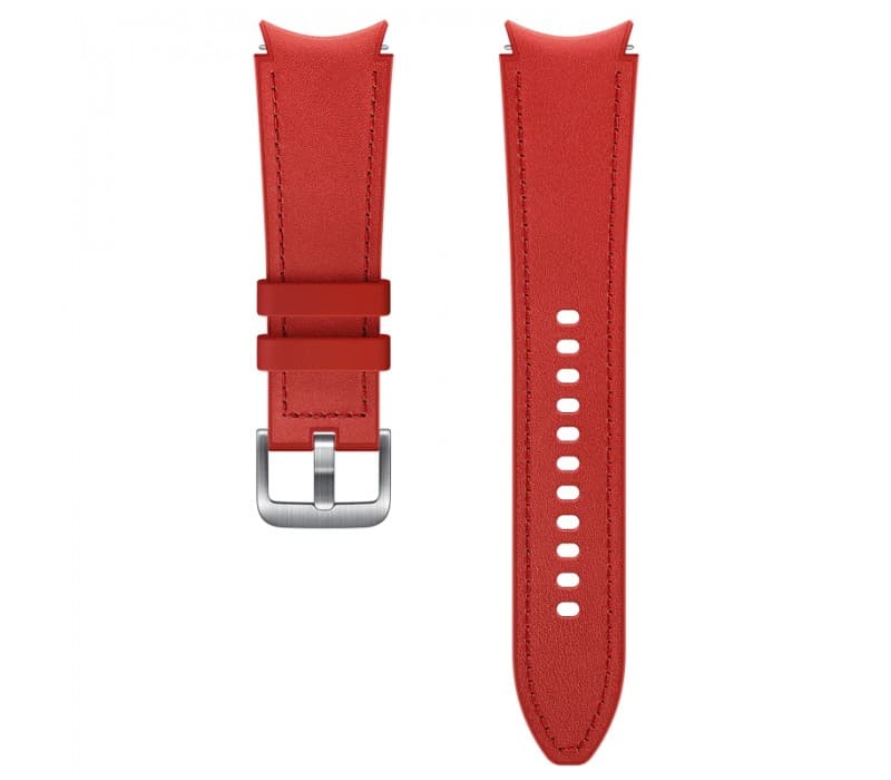 Hybrid Leather Band 20mm M/L Red, "ET-SHR89LREGEU"