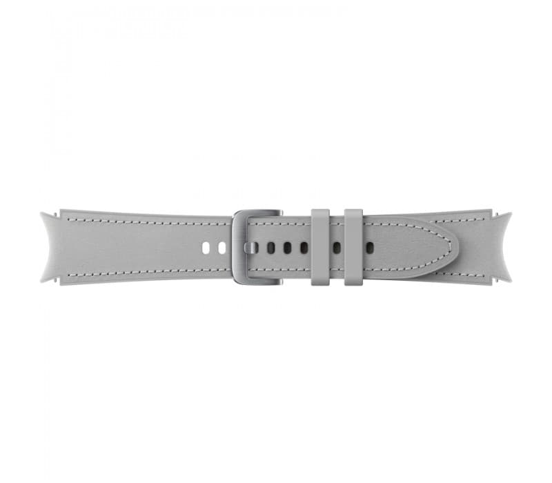 Hybrid Leather Band 20mm M/L Silver, "ET-SHR89LSEGEU" — miniatură