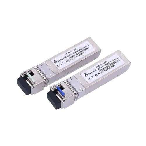 EXTRALINK EX.6211 SFP+ 10G SFP+ WDM Module 10Gbps 1270/1330nm single mode 20km LC pair, "EX.6211"