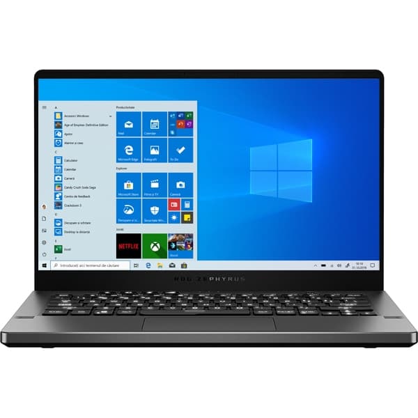 NOTEBOOK Asus - gaming, "ROG Zephyrus G14 AniMe Matrix" 14.0 inch, AMD Ryzen 9 5900HS, 16 GB DDR4, SSD 1 TB, nVidia GeForce RTX 3060, Windows 10 Home, "GA401QM-K2030T" (