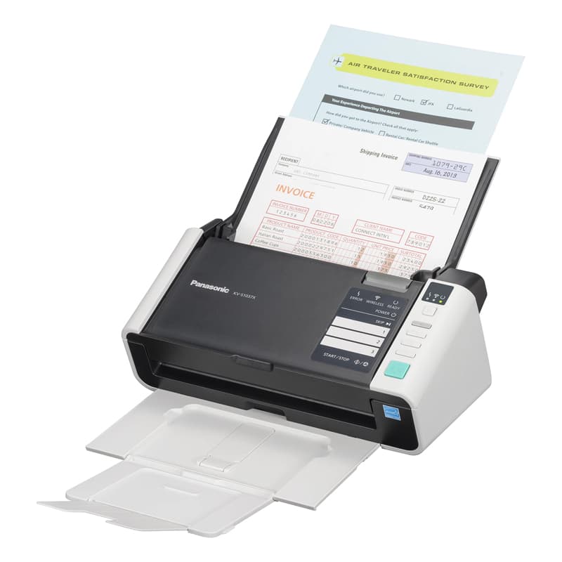 Scanner KV-S1037X, A4, Panasonic, Network scaner, LAN & Wi-Fi "KV-S1037X-U" — miniatură