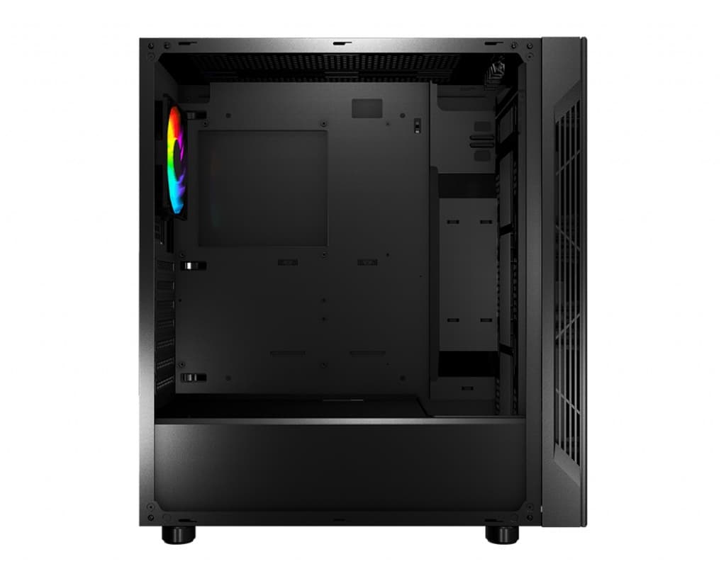 CARCASA MSI Middle Tower, ATX, "MAG VAMPIRIC 010 Mid", fara sursa, sticla securizata, fanx1, USB 3.2 gen 2x1, USB 2.0x2, Jack 3.5 mmx1, mesh, negru "MAG VAMPIRIC 010" — miniatură