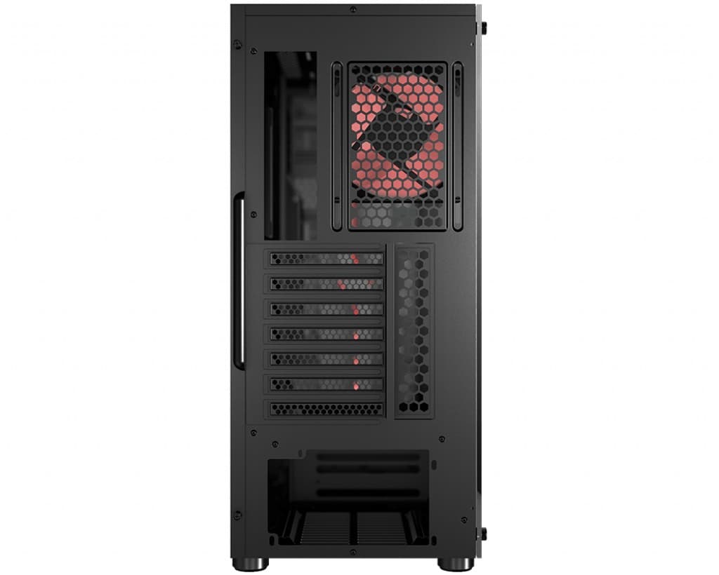 CARCASA MSI Middle Tower, ATX, "MAG VAMPIRIC 010M", fara sursa, sticla securizata, fan x 1, USB 3.2 gen 2x1, USB 2.0x2, Jack 3.5 mmx1, mesh, negru "MAG VAMPIRIC 010M" — miniatură