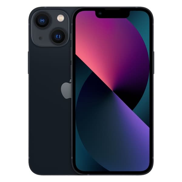 SMARTphone Apple, "iPhone 13" ecran 6.1 inch, dual sim, rez. camera 12 Mpix, memorie interna 128 GB, 5G, iOS, acumulator 3240 mAh, negru, "MLPF3__A" — miniatură