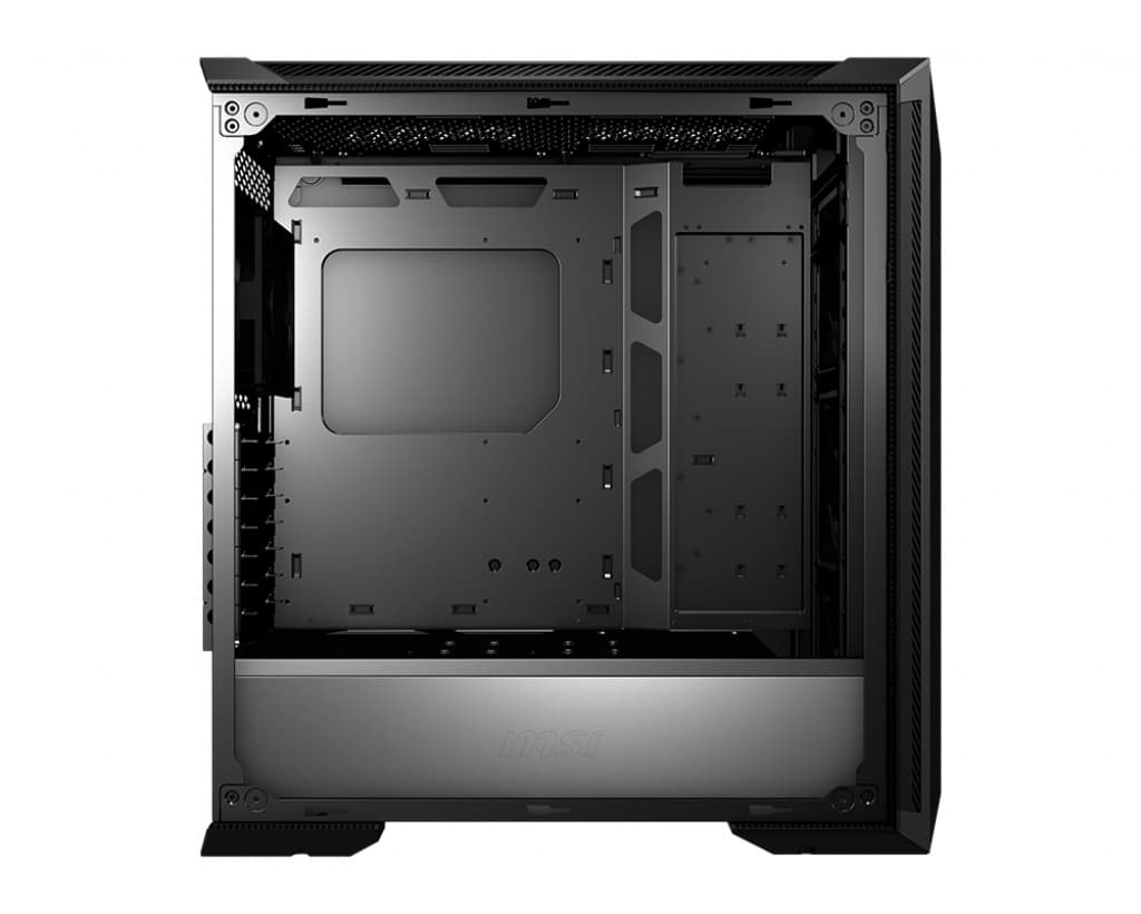 CARCASA MSI Middle Tower, E-ATX, "MPG GUNGNIR 100P", fara sursa, sticla securizata, fan x 1, USB 3.0 x 2, Jack 3.5 mm x 1, mesh pt. filtrare praf, negru, "MPG GUNGNIR 100P" — miniatură