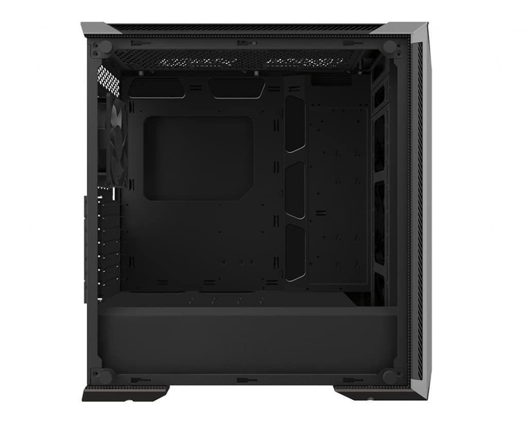 CARCASA MSI Middle Tower, E-ATX, "MPG GUNGNIR 100P", fara sursa, sticla securizata, fan x 1, USB 3.0 x 2, Jack 3.5 mm x 1, mesh pt. filtrare praf, negru, "MPG GUNGNIR 100P" — miniatură
