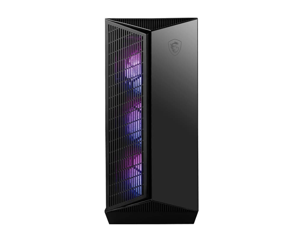 CARCASA MSI Middle Tower, ATX, "MPG GUNGNIR 110M", fara sursa, sticla securizata, fanx4, USB 3.2 gen 1x2, USB 3.2 gen 2 Type-Cx2, Jack 3.5 mmx2, mesh, negru "MPG GUNGNIR 110M" — miniatură