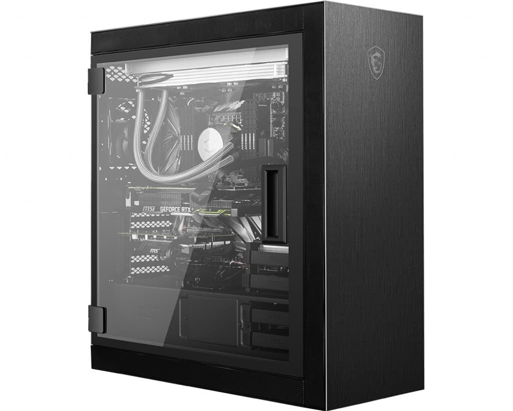 CARCASA MSI Middle Tower,E-ATX, "MPG SEKIRA 500P",fara sursa,sticla securizata,fanx4,USB 3.2 gen1x4,USB 3.2 gen2 Type-Cx1,USB 2.0x2,Jack 3.5 mmx2,mesh,negru "MPG SEKIRA 500P" — miniatură