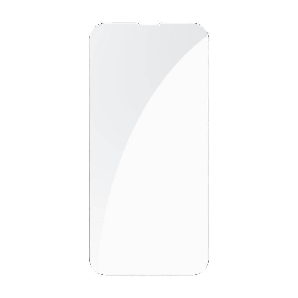 FOLIE STICLA Baseus pentru Iphone 13 Mini, grosime 0.3mm, acoperire totala ecran, strat special anti-ulei si anti-amprenta, Tempered Glass, pachetul include 2 bucati "SGBL020002" - 6932172600891 — miniatură