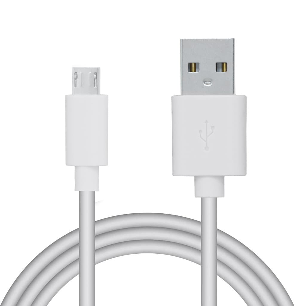 CABLU alimentare si date SPACER, pt. smartphone, USB 2.0 (T) la Micro-USB 2.0 (T), PVC, bulk, 1.8m, alb "SPDC-MICRO-PVC-W-1.8"