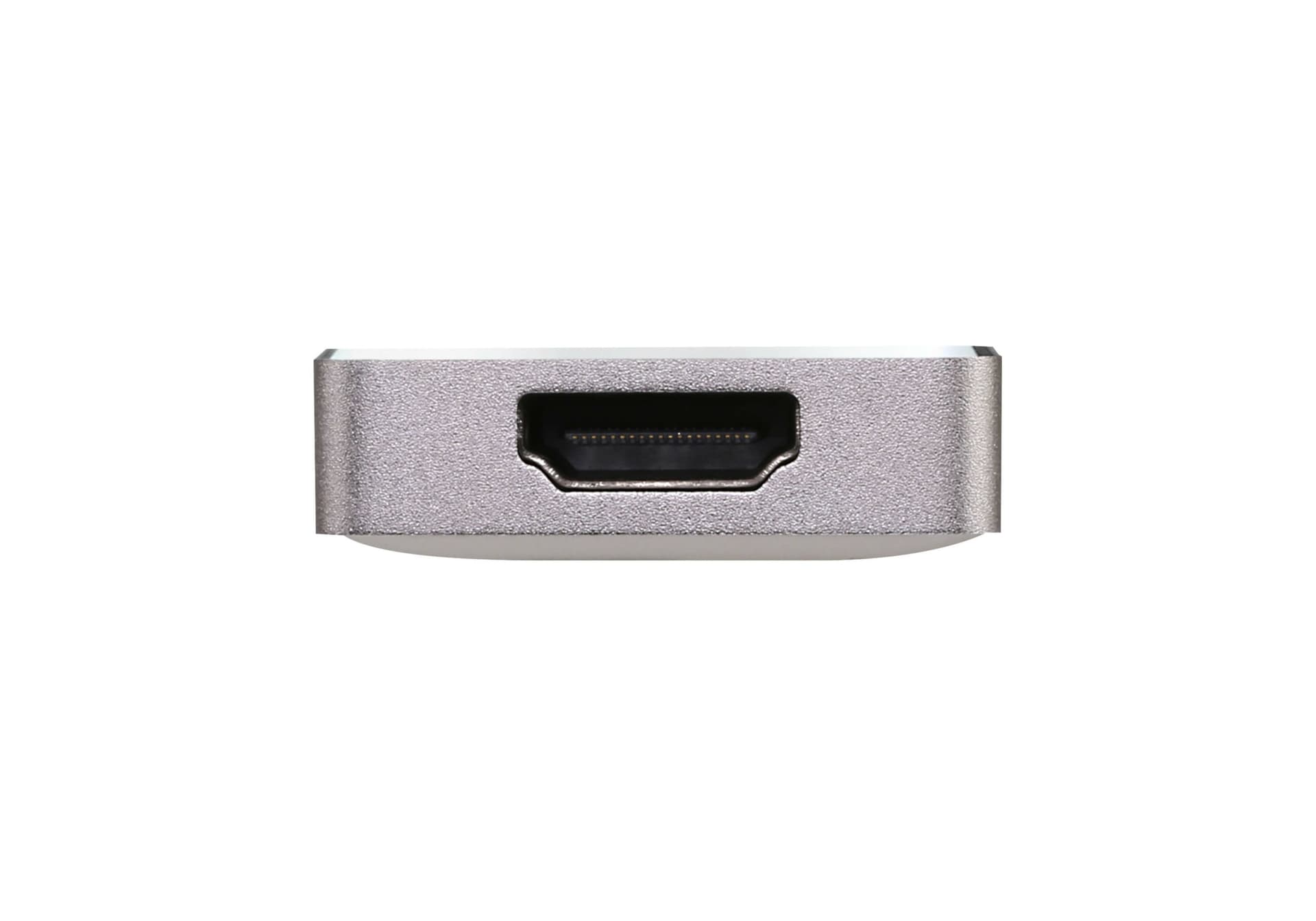 DOCKING Station ATEN universal, conectare PC USB Type C, USB 3.1 x 2, USB Type C x 1, card reader SD/microSD x 1, HDMI x 1, NB 60 W, gri, "UH3239-AT" — miniatură