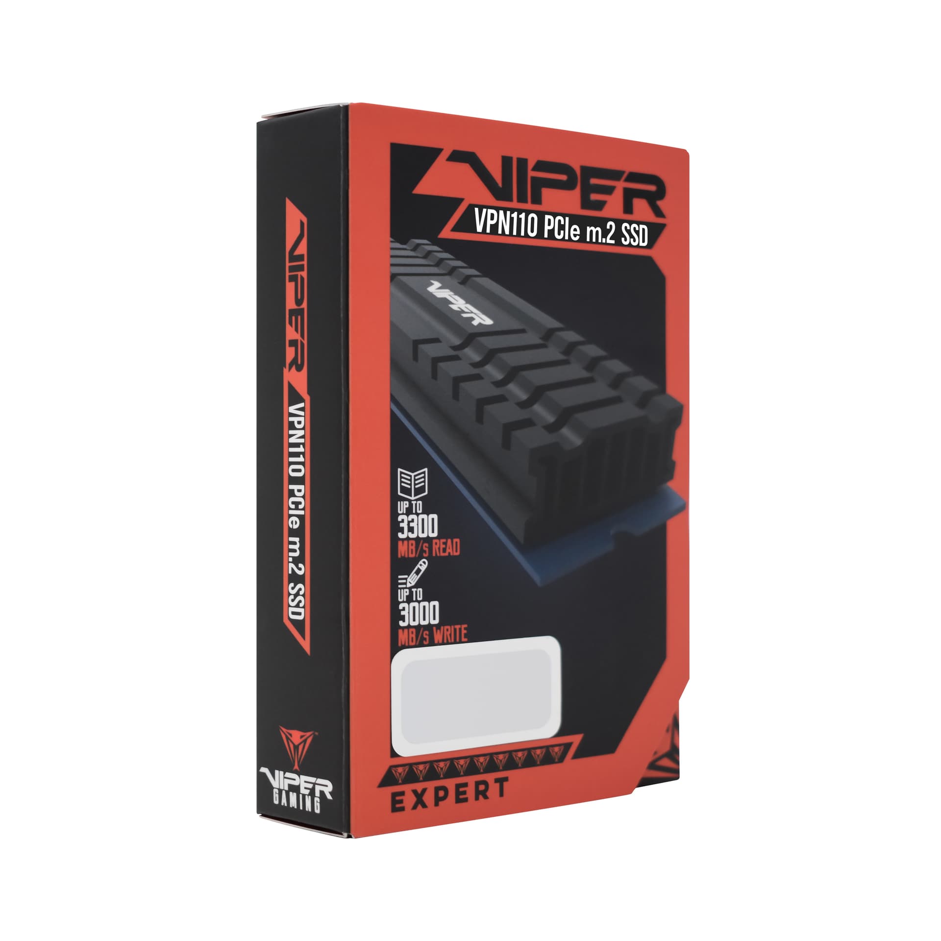 SSD PATRIOT, Viper VPN110, 512 GB, M.2, PCIe Gen3.0 x4, 3D TLC Nand, R/W: 3100/2300 MB/s, "VPN110-512GM28H" — miniatură