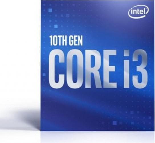 CPU INTEL i3-10100, skt LGA 1200, Core i3, frecventa 3.6 GHz, turbo 4.3 GHz, 4 nuclee, putere 65 W, "BX8070110100" — miniatură