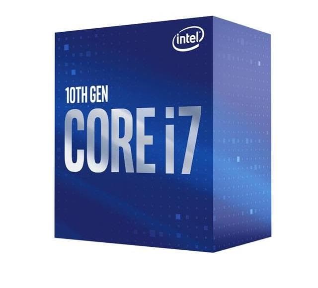 CPU INTEL i7-10700F, skt LGA 1200, Core i7, frecventa 2.9 GHz, turbo 4.8 GHz, 8 nuclee, putere 65 W, "BX8070110700F S RH70"
