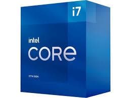 CPU INTEL i7-11700, skt LGA 1200, Core i7, frecventa 2.5 GHz, turbo 4.9 GHz, 8 nuclee, putere 65 W, "BX8070811700 S RKNS"