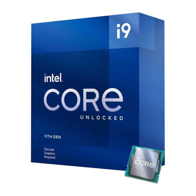 CPU INTEL i9-11900K, skt LGA 1200, Core i9, frecventa 3.5 GHz, turbo 5.3 GHz, 8 nuclee, putere 95 W, "BX8070811900K" — miniatură