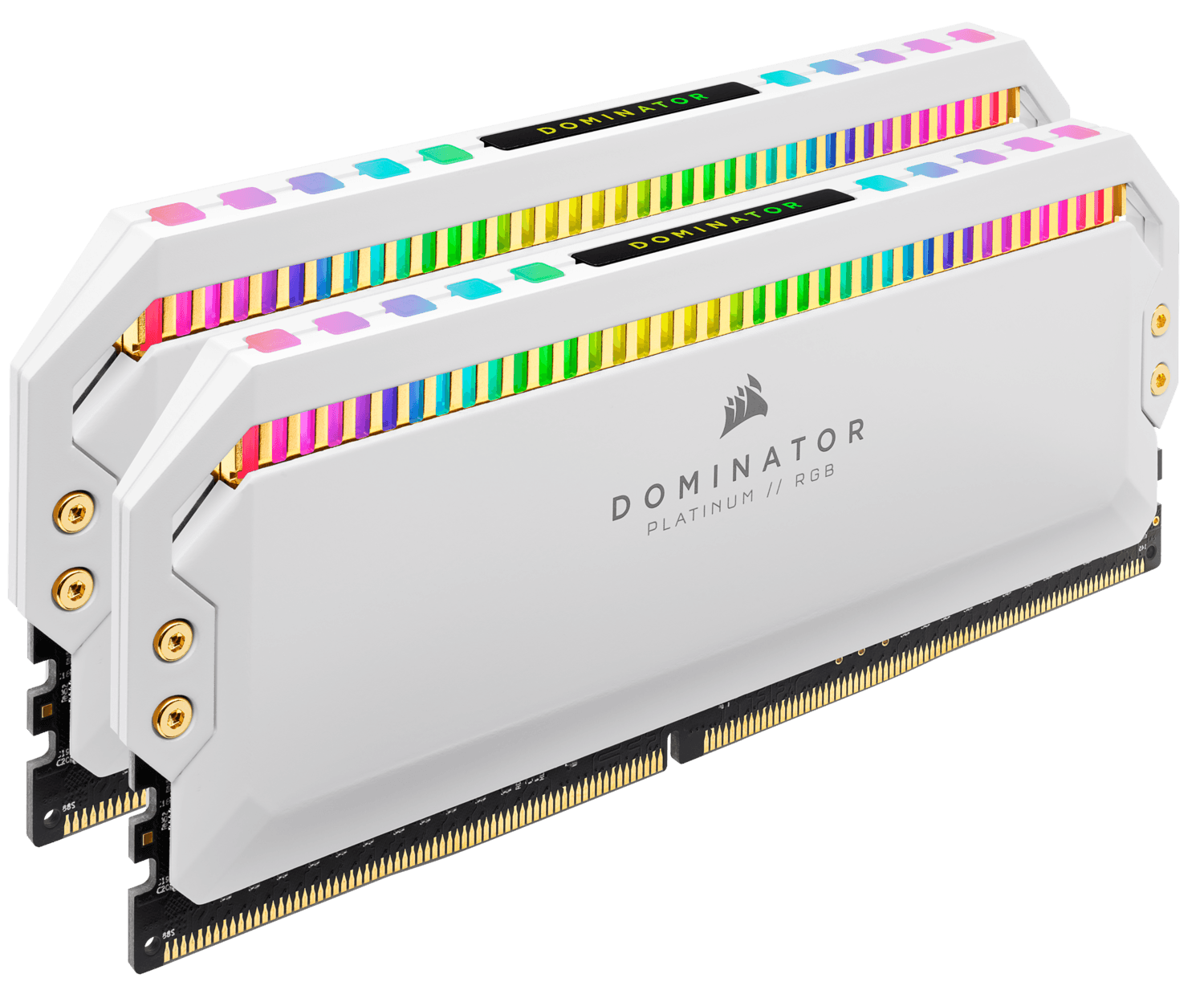 Memorie DDR Corsair "DOMINATOR PLATINUM" DDR4 16 GB frecventa 3200 MHz, 8 GB x 2 module, radiator da, iluminare RGB, latenta CL16, "CMT16GX4M2Z3200C16W"