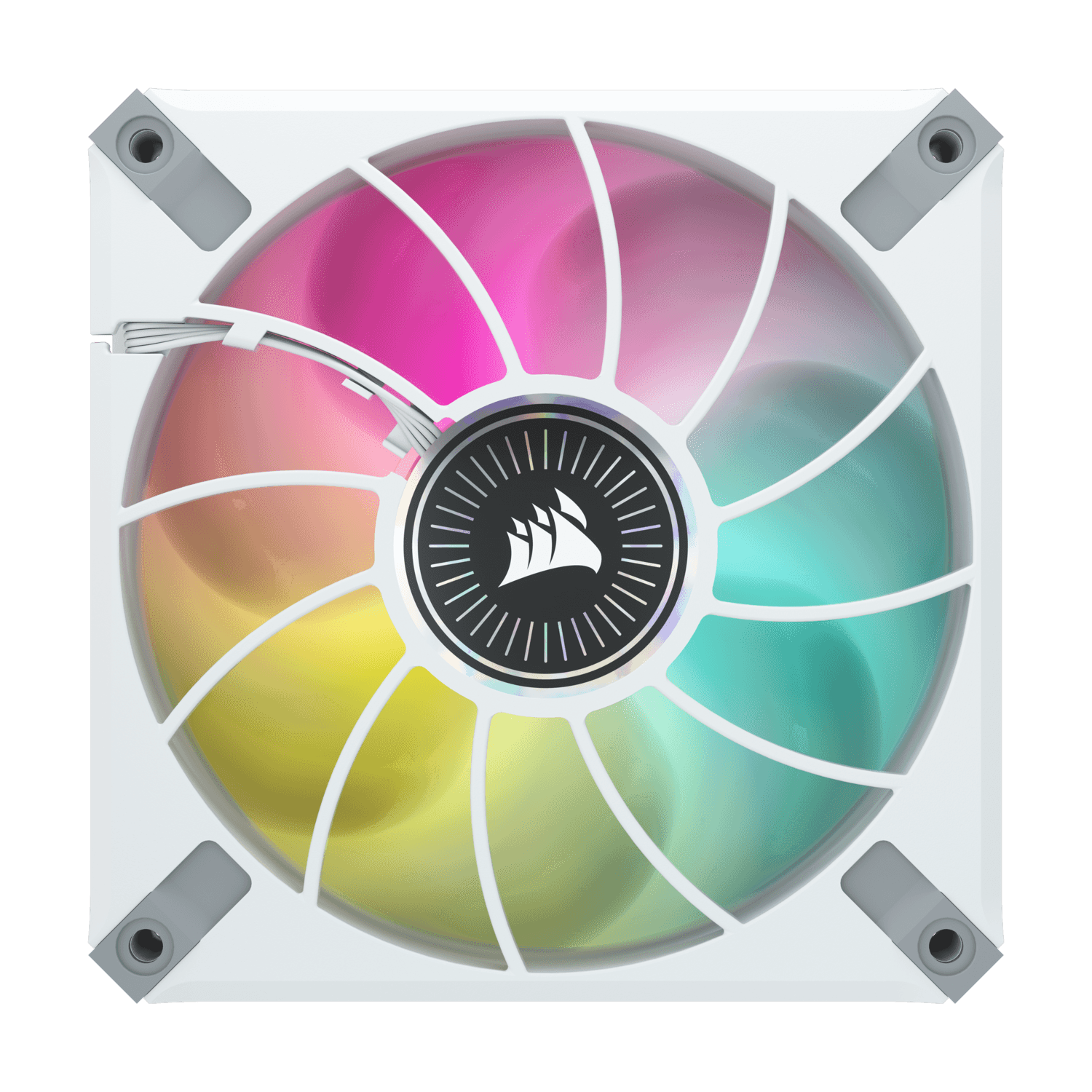 VENTILATOR CORSAIR, "iCUE ML120 RGB ELITE Premium", pt carcasa PC, 120 mm, 2000 rpm, LED RGB, 3 ventilatoare, "CO-9050117-WW" — miniatură