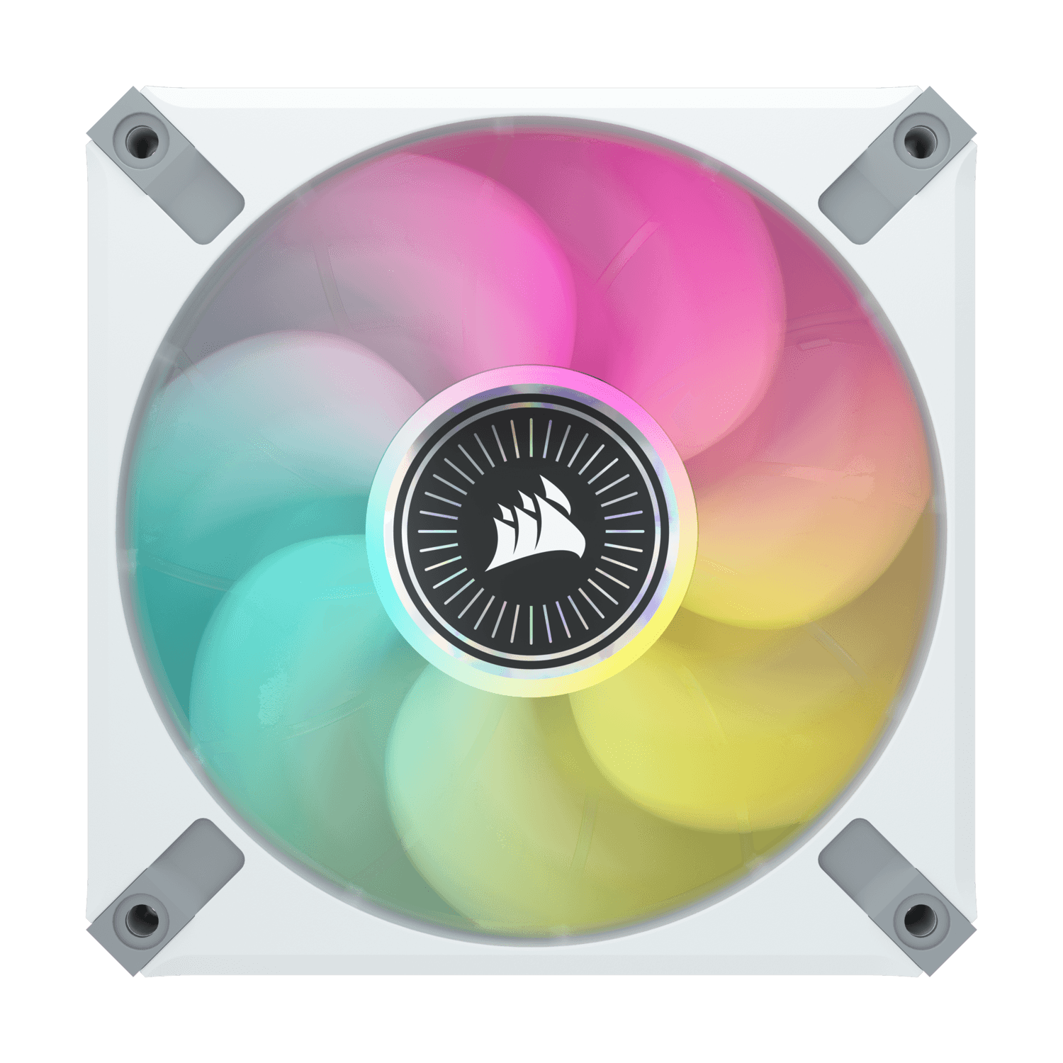 VENTILATOR CORSAIR, "iCUE ML120 RGB ELITE Premium", pt carcasa PC, 120 mm, 2000 rpm, LED RGB, 3 ventilatoare, "CO-9050117-WW" — miniatură