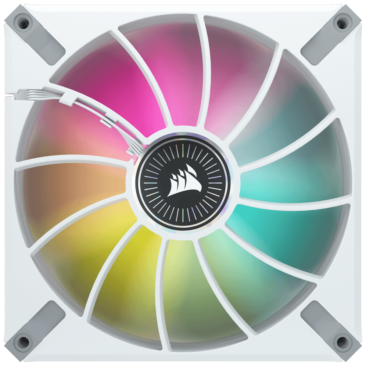 VENTILATOR CORSAIR, "iCUE ML140 RGB ELITE Premium", pt carcasa PC, 140 mm, 1600 rpm, LED RGB, 1 ventilator, "CO-9050118-WW" — miniatură