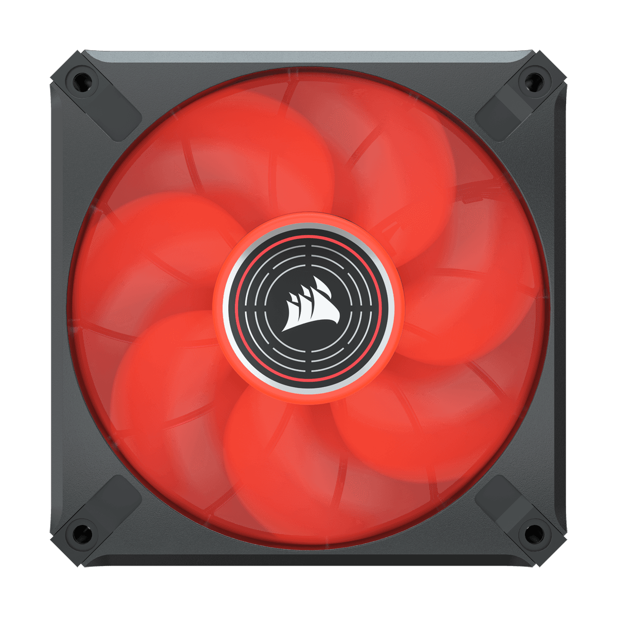 VENTILATOR CORSAIR, "ML120 LED ELITE Red Premium", pt carcasa PC, 120 mm, 2000 rpm, LED rosu, 1 ventilator, "CO-9050120-WW"