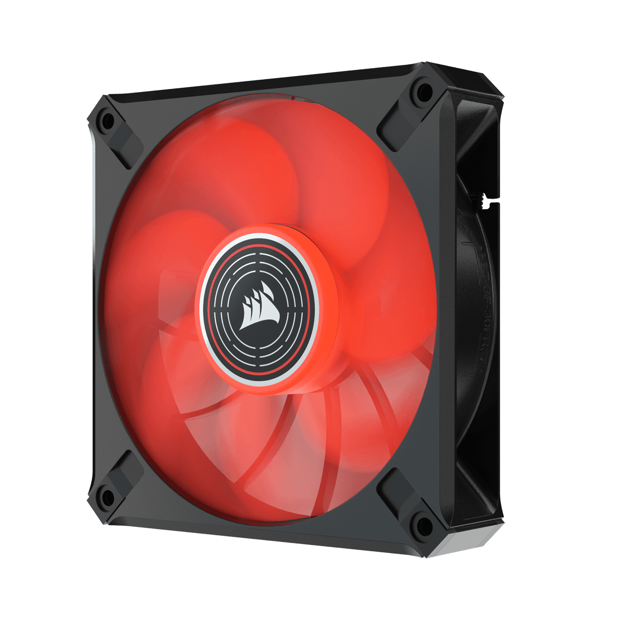 VENTILATOR CORSAIR, "ML120 LED ELITE Red Premium", pt carcasa PC, 120 mm, 2000 rpm, LED rosu, 1 ventilator, "CO-9050120-WW" — miniatură