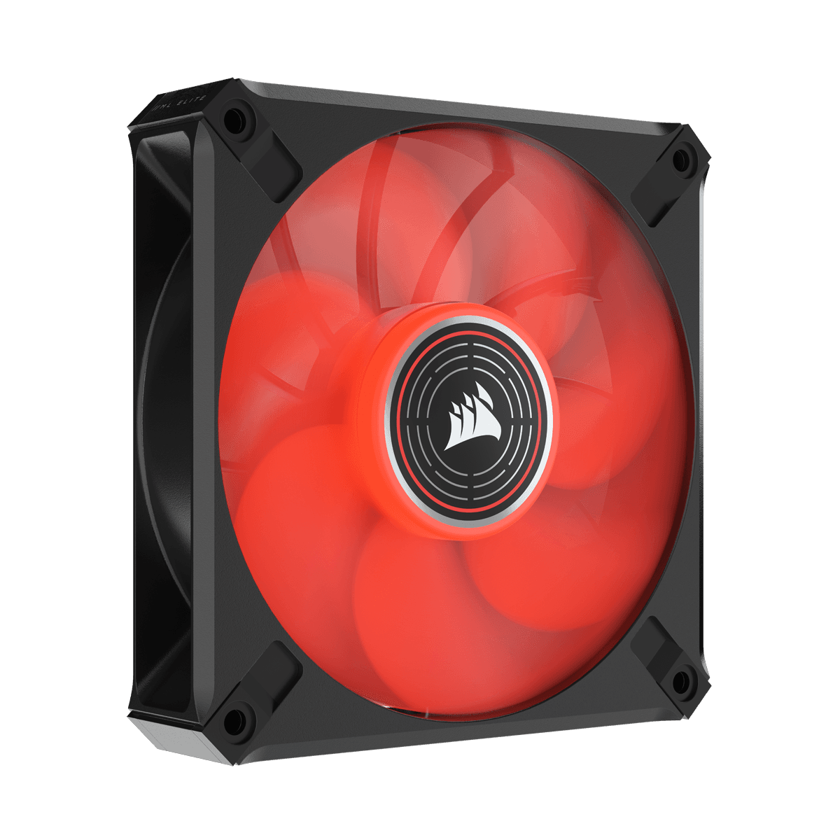 VENTILATOR CORSAIR, "ML120 LED ELITE Red Premium", pt carcasa PC, 120 mm, 2000 rpm, LED rosu, 1 ventilator, "CO-9050120-WW" — miniatură