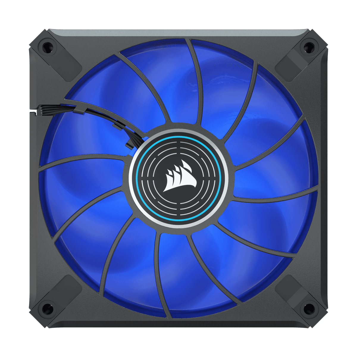 VENTILATOR CORSAIR, "ML120 LED ELITE Blue Premium", pt carcasa PC, 120 mm, 2000 rpm, LED albastru, 1 ventilator, "CO-9050122-WW" — miniatură