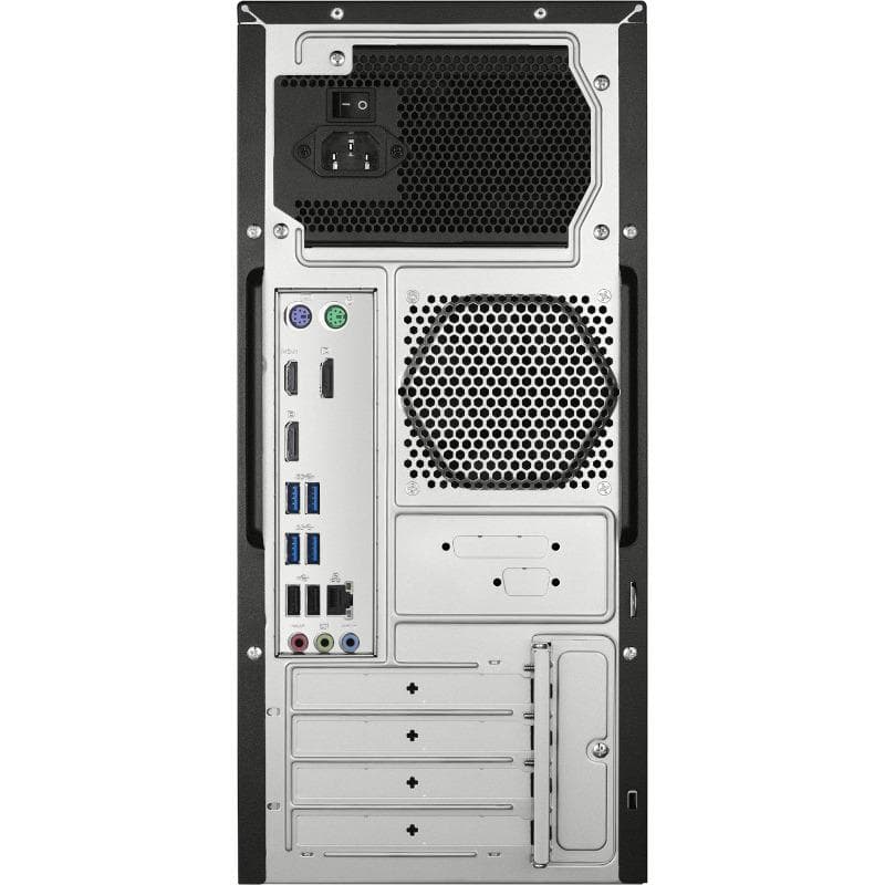 DESKTOP ASUS, "ExpertCenter D7" Tower, CPU i5-11500, memorie 16 GB, SSD 256 GB, HDD 1 TB, tastatura si mouse, Windows 10 Pro, "D700TC-511500021R" — miniatură