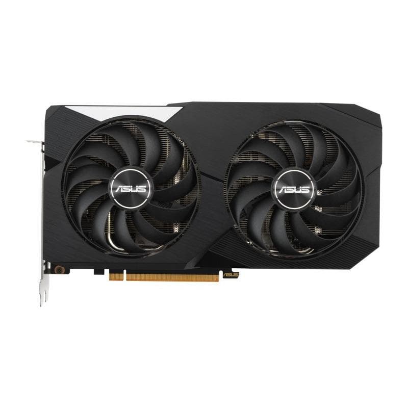 PLACA VIDEO ASUS "Dual Radeon RX 6600 XT OC", 8 GB GDDR6 128 biti, PCI Express 4.0 x 16, HDMI DisplayPort x 3, sistem racire aer, "DUAL-RX6600XT-O8G" — miniatură
