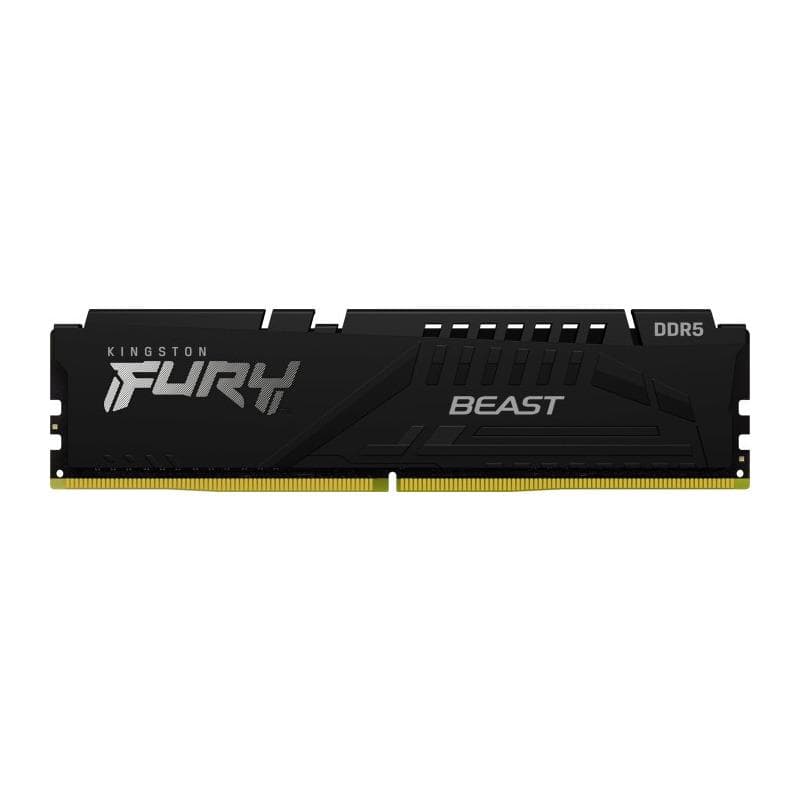 Memorie DDR Kingston Fury Beast DDR5 16 GB, frecventa 6000 MHz, 1 modul, radiator, "KF560C40BB-16"